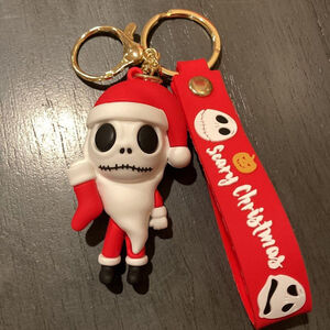 The Nightmare Before Christmas Jack Skeleton keychain Christmas Santa